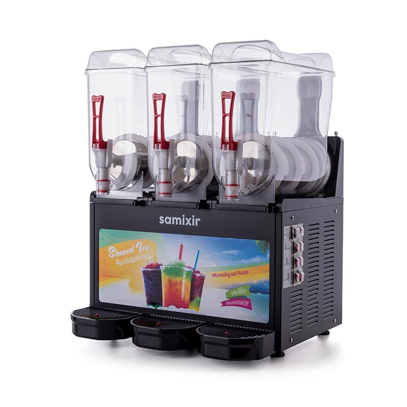 Samixir SLUSH36 Allure Triple Ice Slush Granita ve Soğuk Meyve Suyu Dispenseri - 2