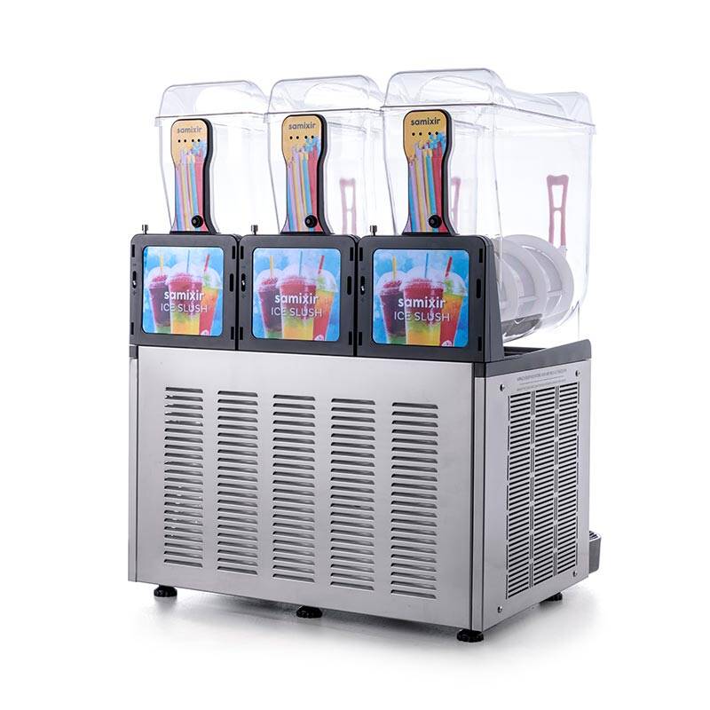 Samixir SLUSH36 Allure Triple Ice Slush Granita ve Soğuk Meyve Suyu Dispenseri - 3