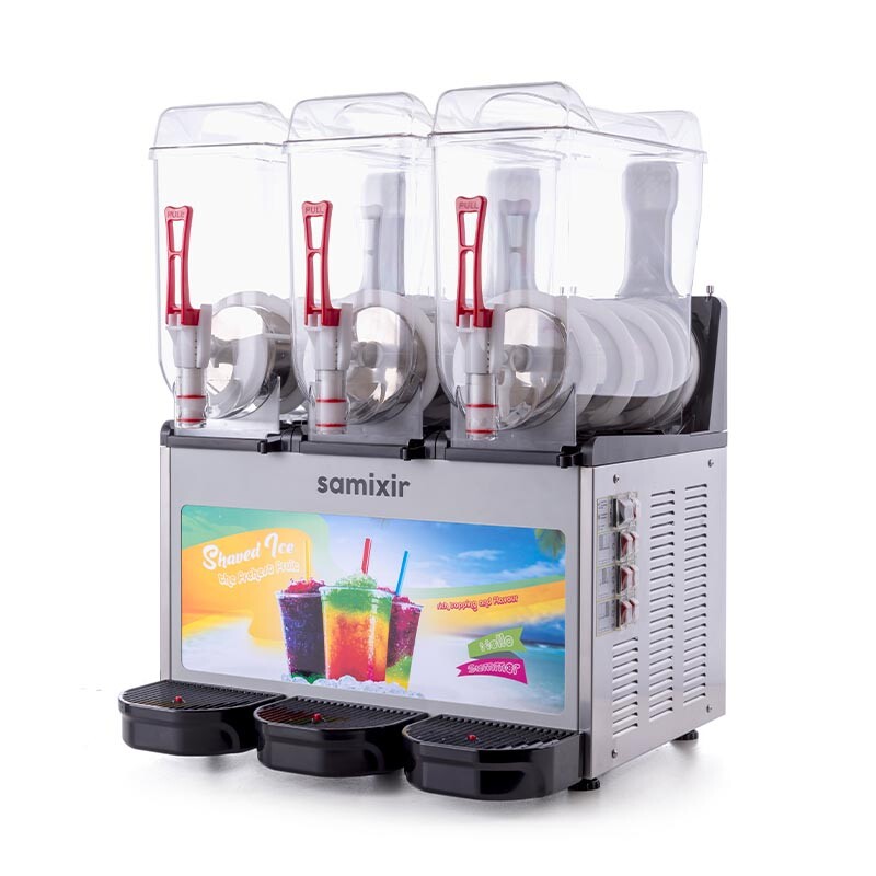 Samixir SLUSH36 Allure Triple Ice Slush Granita ve Soğuk Meyve Suyu Dispenseri - 4