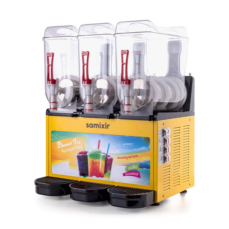 Samixir SLUSH36 Allure Triple Ice Slush Granita ve Soğuk Meyve Suyu Dispenseri - 2