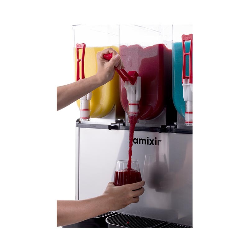 Samixir SLUSH36 Triple Ice Slush Granita ve Soğuk Meyve Suyu Dispenseri - 2