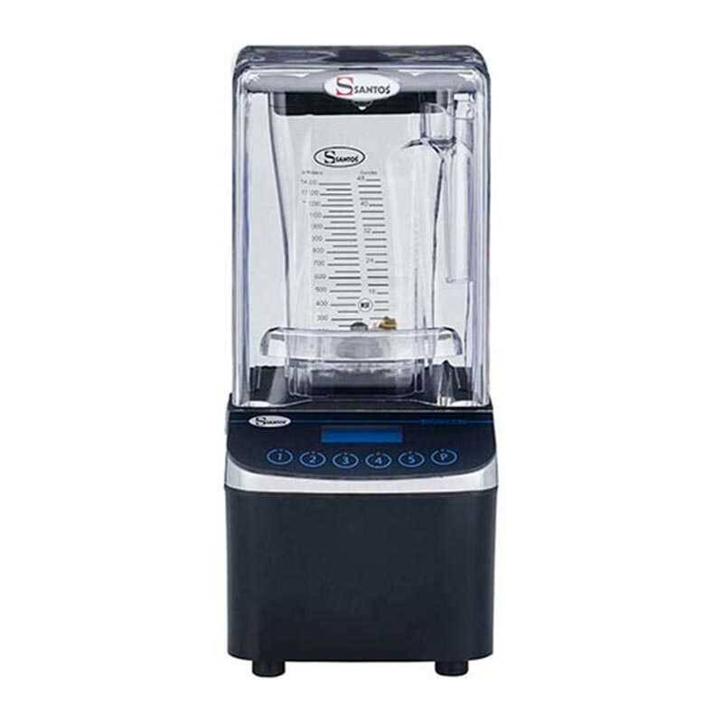 Santos No 62 Bar Blender, 1.8 Lt. 1000 W, Siyah, Gürültü Önleme Kapaklı - 6