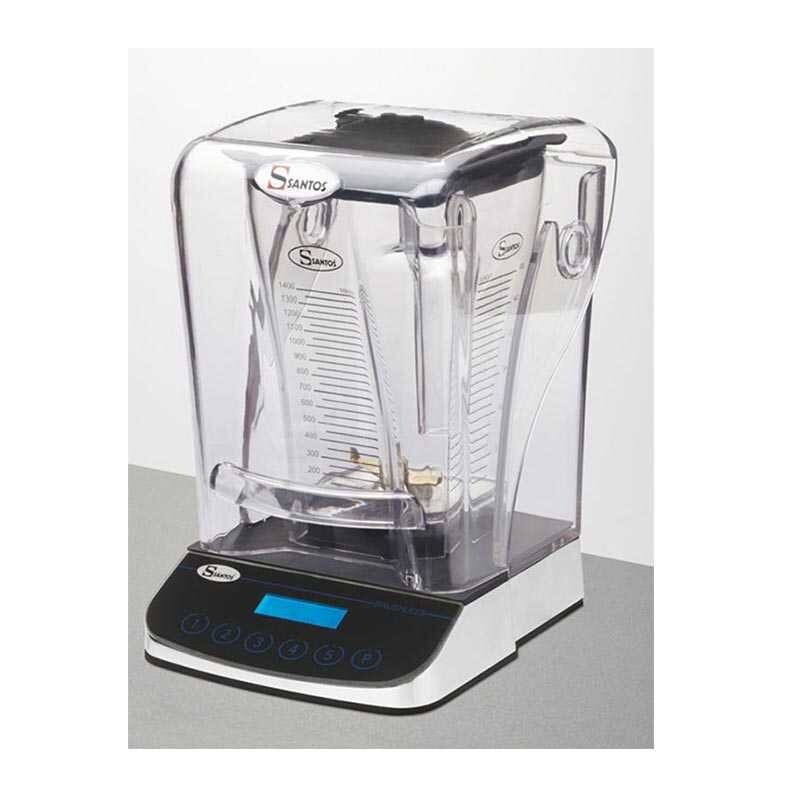 Santos No 62 Bar Blender, 1.8 Lt. 1000 W, Siyah, Gürültü Önleme Kapaklı - 5