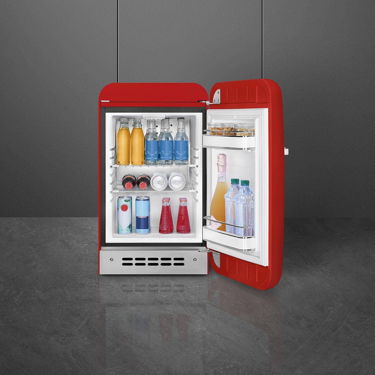 Smeg FAB5RRD5 Retro Minibar Buzdolabı, Kırmızı - 3