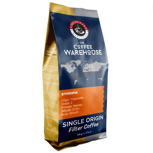 The Coffee Warehouse Ethiopia Espresso 500 gr. Çekirdek Taze Kavrulmuş - 1