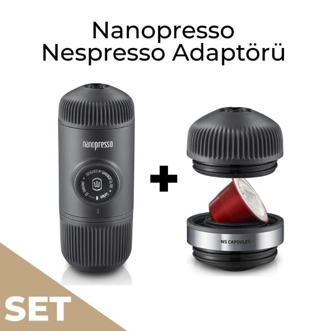 Wacaco Nanopresso + Nespresso Kapsül Set Manuel Espresso Makinesi - 1